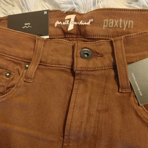 7 For All Mankind	Paxtyn Skinny Jeans NWT Size 28 - Picture 4 of 11